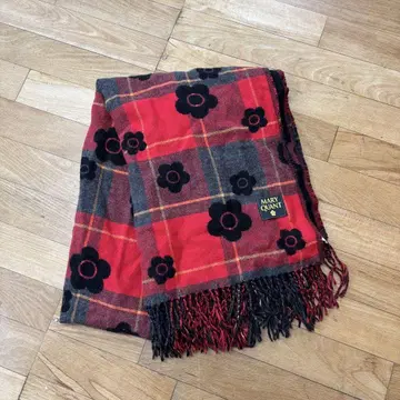 MARY QUANT 스톨 데이지 체크 마리크와 마리콴트