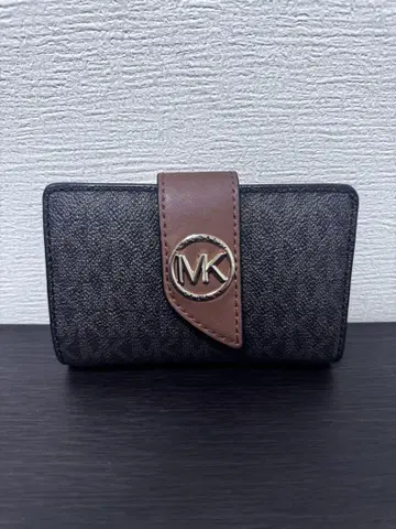 MICHEAL KORS 접이식 지갑 브라운/에이콘