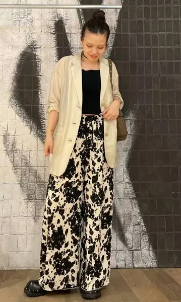 완판템 JEANASIS 지나시스 모듬 레오파드 팬츠