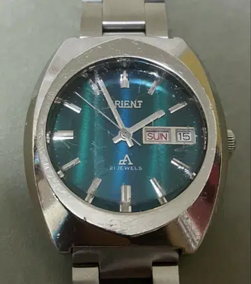 ORIENT 자동 와인딩 쉘 다이얼 21석