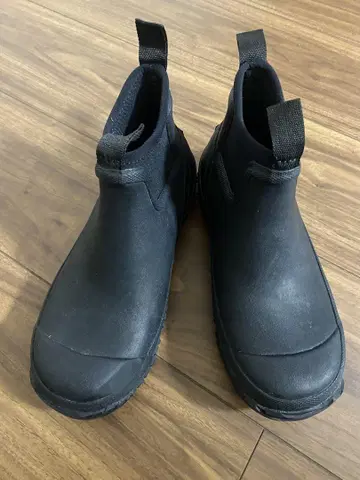 Danner 블랙 레인 슈즈 21cm