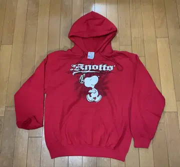 스누피 후드티 빨간색