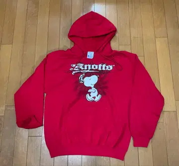 스누피 후드티 빨간색