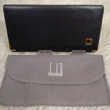 dunhill 수납 가방 장지갑 가죽 블랙