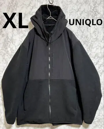 유니클로 UNIQLO 보아 플리스 방풍 방한 후드티 자켓 XL