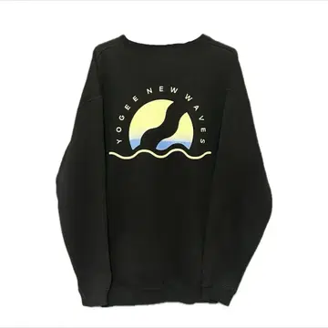 Yogee New Waves 맨투맨 XL 구제 의류 트레이닝복