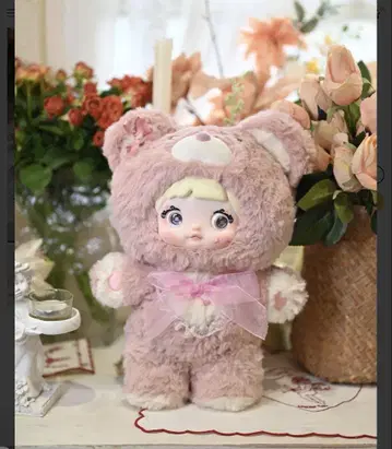 [ Nommi ] 인기 만점! 잘 자 곰 시리즈 핑크 반월 35cm