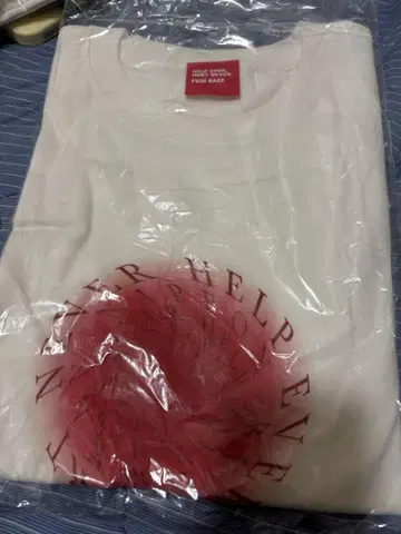 후지이 카제 HELP EVER HURT NEVER 티셔츠