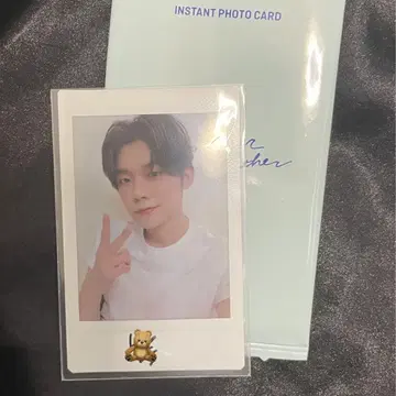 TXT 영준 친필 사인 인스턴트 사진 폴라로이드