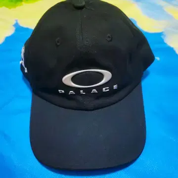 PALACE OAKLEY 6-PANEL BLACK / SILVER