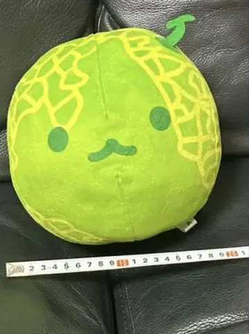 수박 게임 멜론형 봉제 인형 약 20cm
