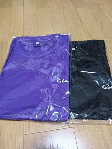 Gamakatsu T셔츠 세트 보라색 블랙