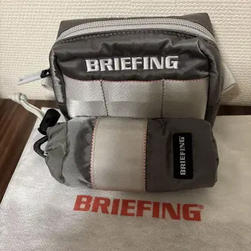 BRIEFING 그레이 파우치&볼 케이스