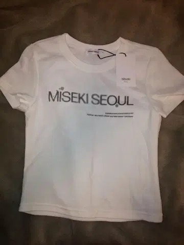 MiseKi 서울 화이트 반팔 T셔츠 L