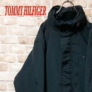 [레어] TOMMY HILFIGER 타미힐피거 코트 후드 부착