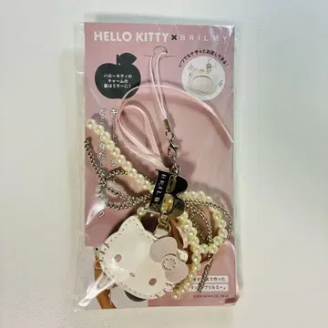 미개봉 새상품 HELLO KITTY 거울 포함 비즈 스트랩 BRILMY