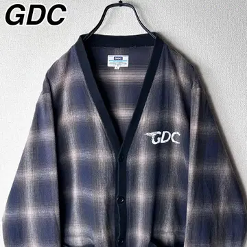 00s GDC 옴브레 체크 가디건 kj 착용 후루야 켄지