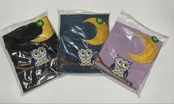 올빼미와 달 자수 에코백 3세트
