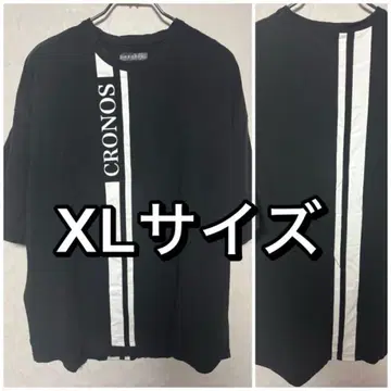 CRONOS 크로노스 티셔츠 tee 블랙 XL 사이즈