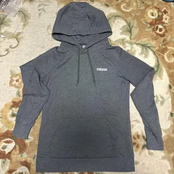 GYMSHARK 그레이 후드티 XS