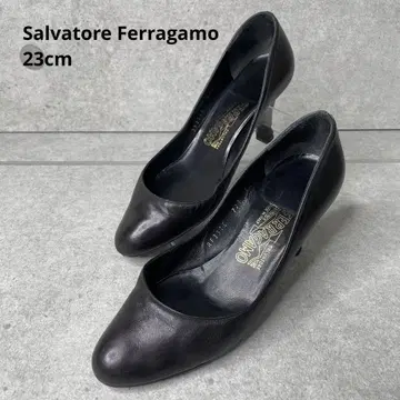 Ferragamo 페라가모 힐 펌프스 블랙 23cm 포멀
