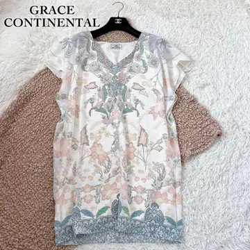 GRACE CONTINENTAL 꽃무늬 원피스 튜닉 38사이즈