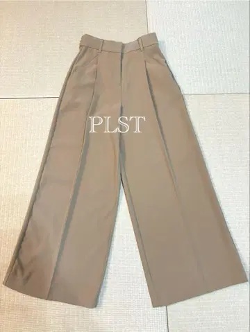 PLST 폴리 2WAY 스트레치 와이드 팬츠