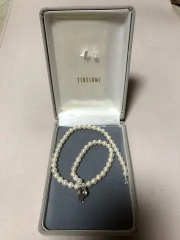 TSUTSUMI 진주 목걸이 세트