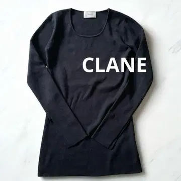 CLANE 클라네 루즈 쉐입 딥 네크 니트 탑스