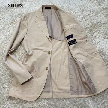 [새상품급] 쉽스 테일러드 자켓 베이지 백 오픈 size44 3B