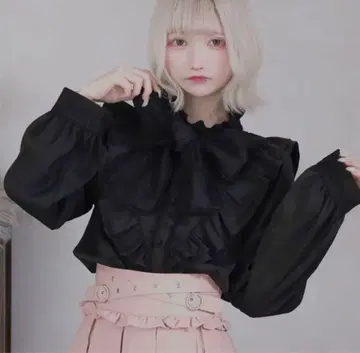 팔엘프 엘프 블라우스 블랙