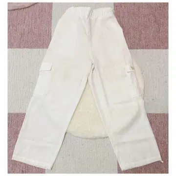 MARY QUANT 플랩 로고 카고 팬츠
