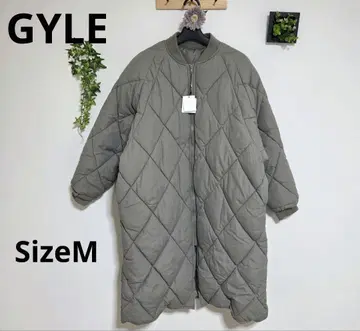 GYLE 퀼팅 충전솜 다운 [ M ] 카키 볼륨 루즈핏