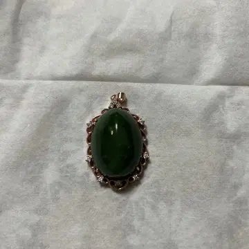 고급 천연 화전옥 벽옥 펜던트
