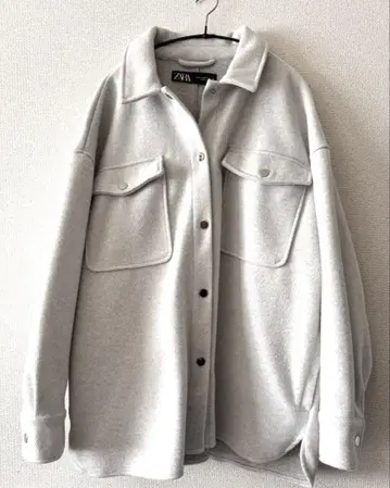 ZARA 소프트 셔츠 자켓 XXL 15-17호