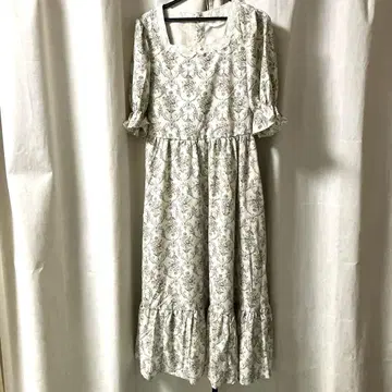 아오키 미사코 스퀘어넥 원피스 M