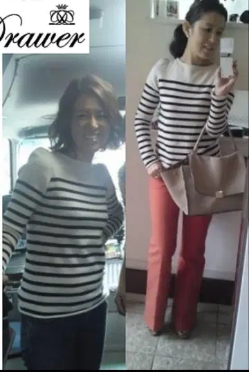 새상품급 드로어 캐시미어 퍼프 슬리브 니트