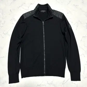 컨디션 최상 고급 벨스태프 드라이버즈 니트 블랙 이탈리아제 사이즈 M