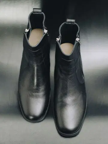 LIDNM Llife SLIGHT SQUARE ZIP BOOTS 41