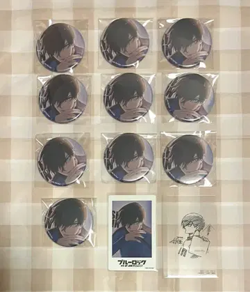 블루 록 SHIBUYA TSUTAYA 이토시 린 클리어 카드 캔뱃지