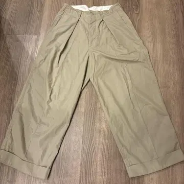 MARKAWARE 베이지 와이드 팬츠