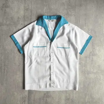 [ 50-60s vintage ] 볼링 셔츠 레이온 셔츠 데드스탁