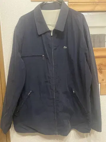 Lacoste 리버서블 자켓 플리스 구제 의류