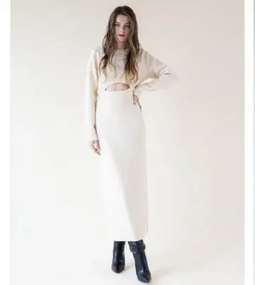 새상품 택 포함 Acka waist open knit 원피스