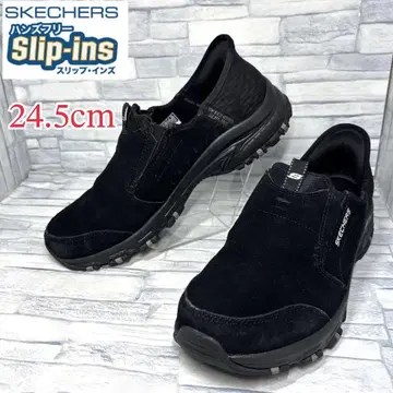 새상품급 스케쳐스 슬립인즈 슬립온 블랙 24.5cm