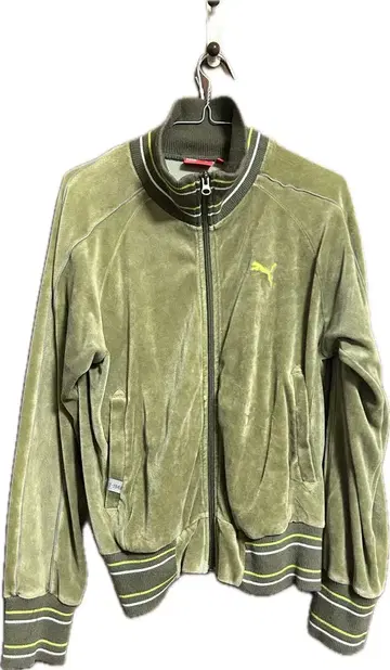 PUMA 푸마 트랙 자켓 벨로아 저리 90s 레어 그린