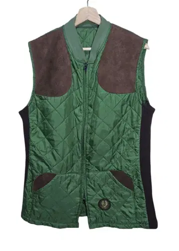 70s-80s 영국제 Belstaff 퀼팅 헌팅 베스트