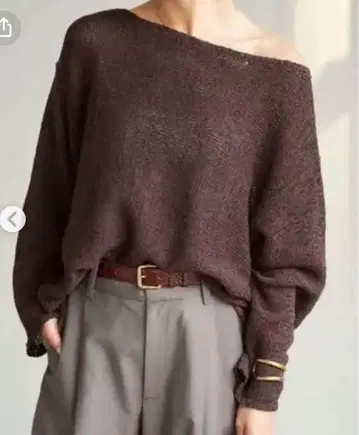 Plage 린넨 믹스 루즈 풀오버
