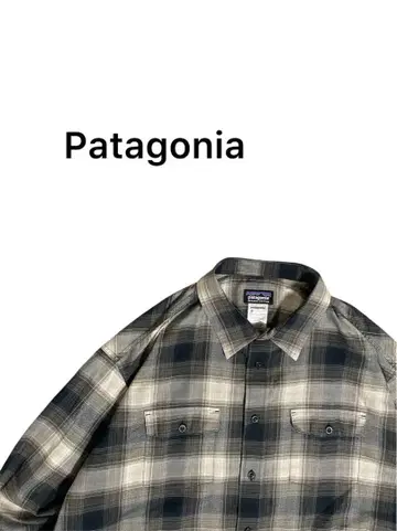 Patagonia 오가닉 코튼 체크 셔츠 섀도우 옴브레