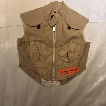 HERON PRESTON 베이지 뷔스티에